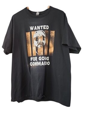 Funny Commando Short-Sleeve Graphic Tee Wanted While Going Commando XL